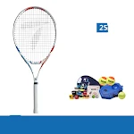 Raquete de tênis para crianças iniciantes Aprenda tênis de forma fácil Ideal para jovens jogadores Leve e fácil de usar Desenvolve habilidades e diversão — foto 2