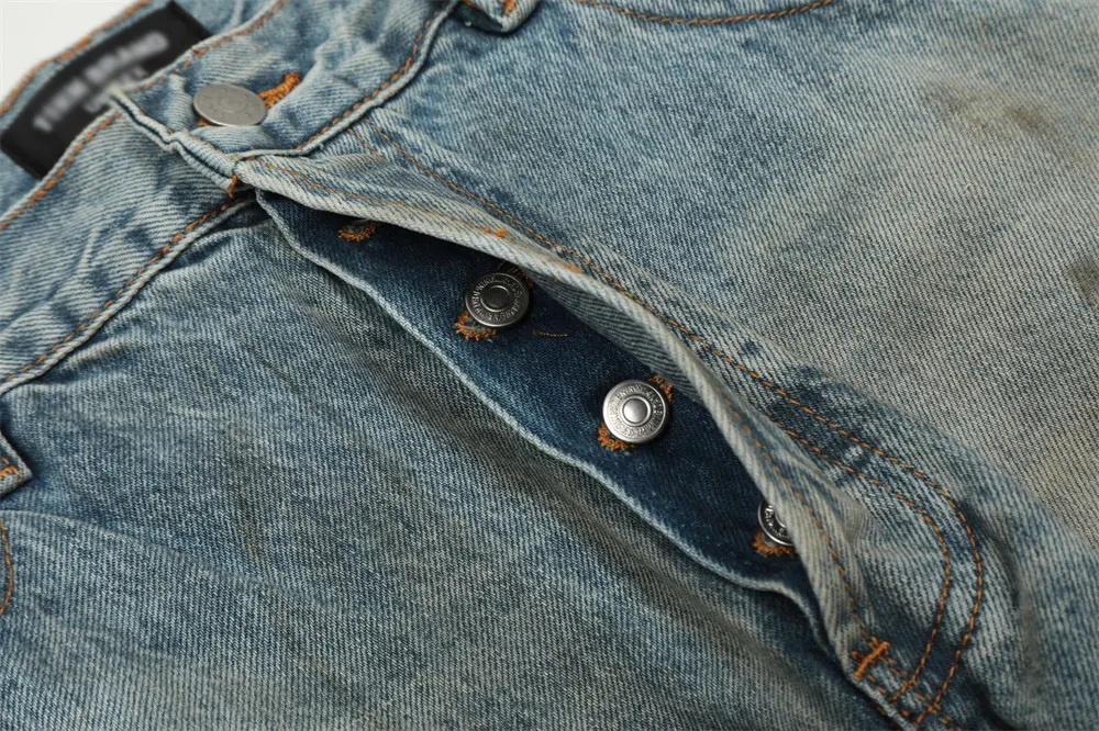 Heren Ripped Dirty Denim Baggy Broek, Losse Pasvorm, Stoer en Comfortabel, Ideaal voor een Casual en Trendy Look, Perfect voor Elke Dag — foto 12