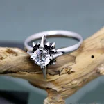 Anel Solar Brilhante de Aço Inoxidável Joia Sofisticada e Durável Resistente à Corrosão Perfeito para Uso Diário Ilumine seu Estilo. — foto 7