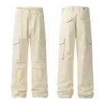 American Overalls for Men Featuring Three-Dimensional Large Pockets and a Pleated Design for Ultimate Comfort — photo 4