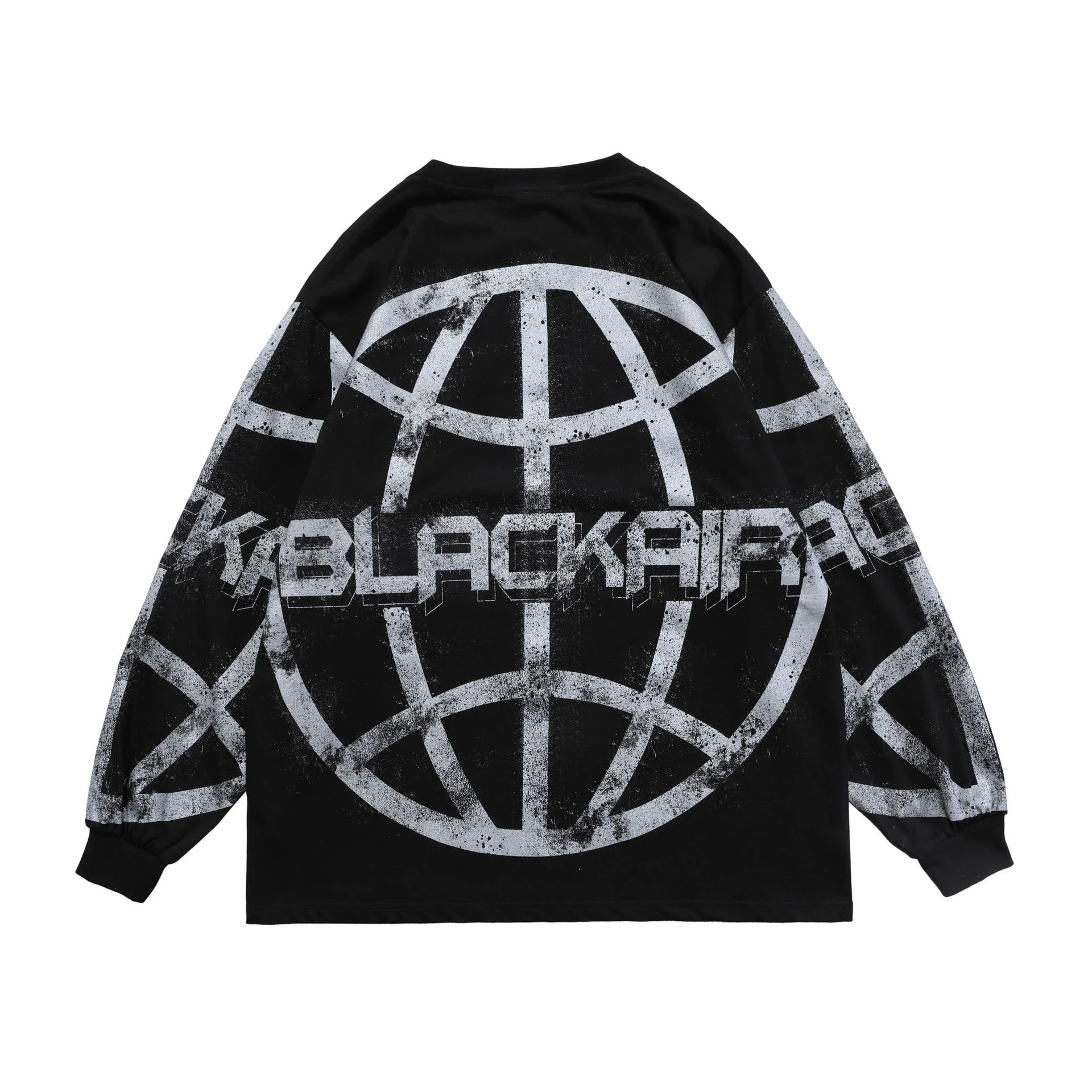 Title 2, Distressed Print Planet Sweater Alphabet Hip-ho...