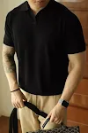 Camiseta Minimalista Retrô Masculina Manga Curta Conforto e Estilo Design Clássico Perfeita para o Dia a Dia e Looks Casuais — foto 5