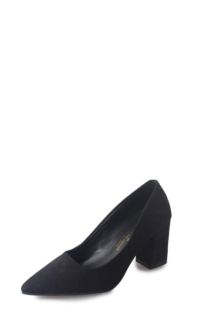 Title 3, Spring Korean female grey lady shoes, pointed h...