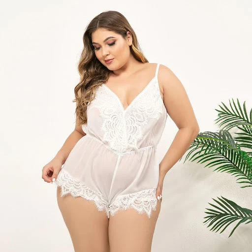 Title 4, Explosion Style Big Deep V Lashes Satin Stitchi...