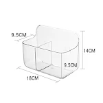 Kitchen and Bathroom Free Perforated Velcro Storage Box. Provides easy, hole-free organization. Ideal for your home. — photo 1