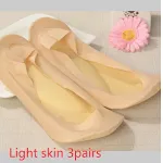 3D Arch Foot Massage Summer Socks for Women, Ice Silk, Shallow Mouth, Silica Gel Invisible Slippers, Feet Care for healt — photo 26