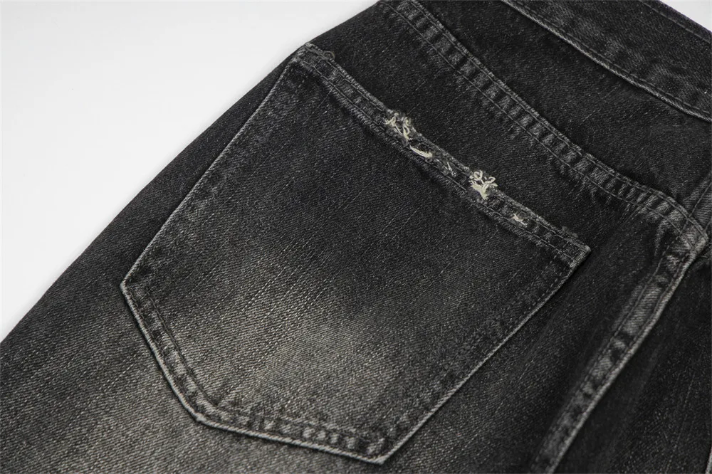 Title 18, Modieuze, versleten jeans voor heren met persoo...