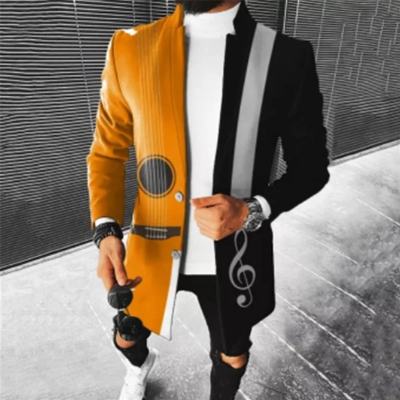 Casaco de comprimento médio com gola alta da moda. Elegância e versatilidade em uma peça. Ideal para looks sofisticados e proteção. — foto 5