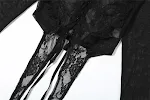 Camiseta feminina de primavera, cor sólida, caimento justo, decote em V, moda com voile, cropped, ideal para um visual moderno e elegante. — foto 6