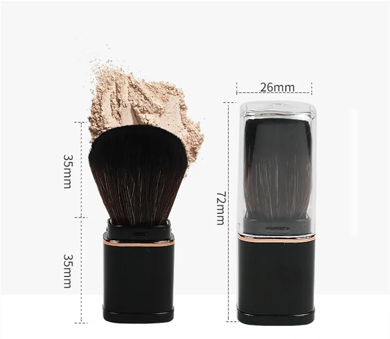 Title 4, New Single Head Portable Retractable Makeup Bru...