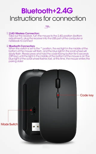 Title 3, Mute Wireless Mouse Gift Game Computer Notebook...
