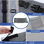 Almofada Extensora Portátil para Assento de Avião Confortável Apoio de Perna em Nylon Descanso para os Pés Viagem Melhor Suporte — foto 1