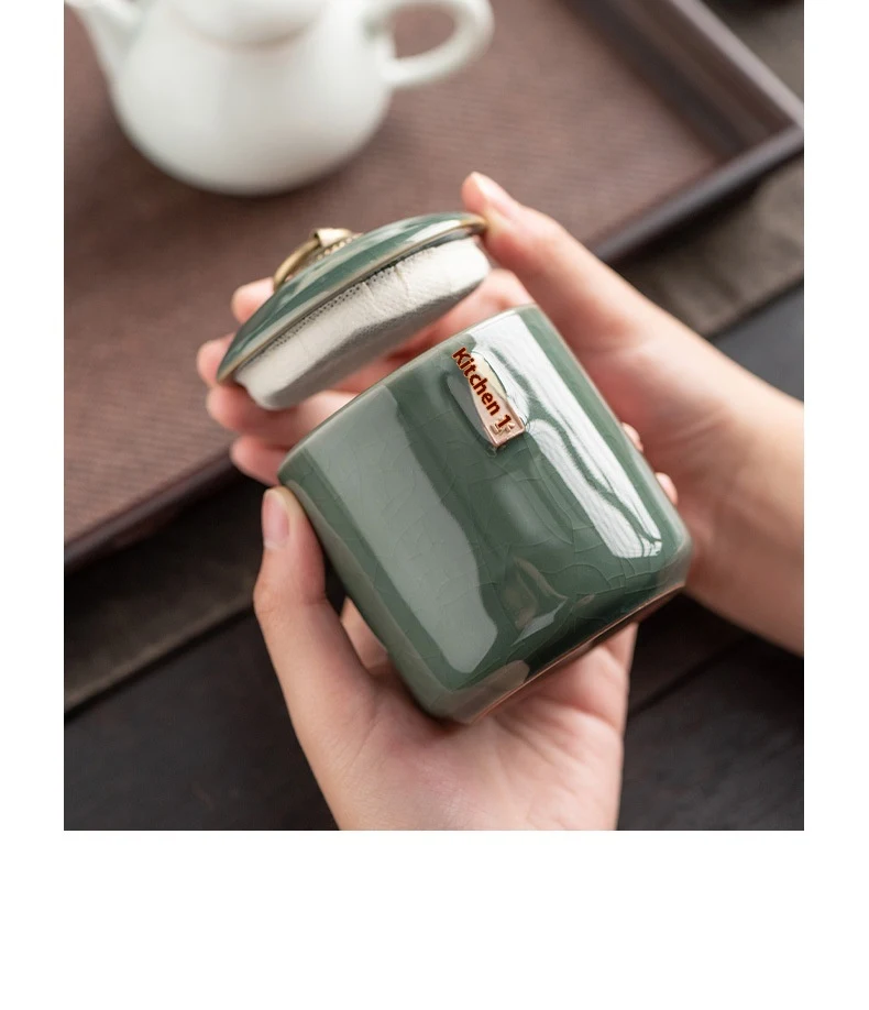 Title 11, Retro Ceramic Tea Sealed Cans Mini Small Sized ...