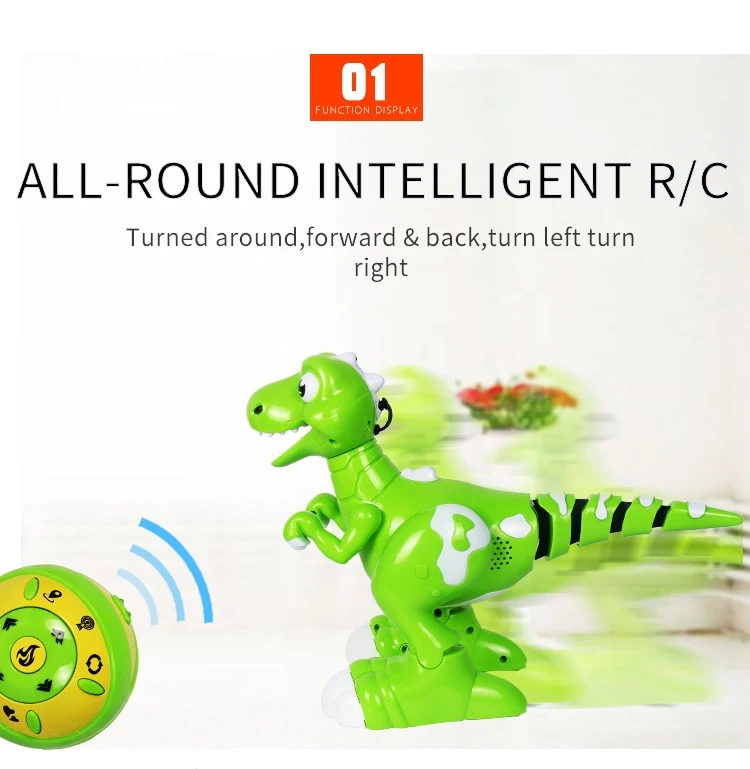 Title 3, RC Dinosaur Intelligent Electronic Spray Music ...