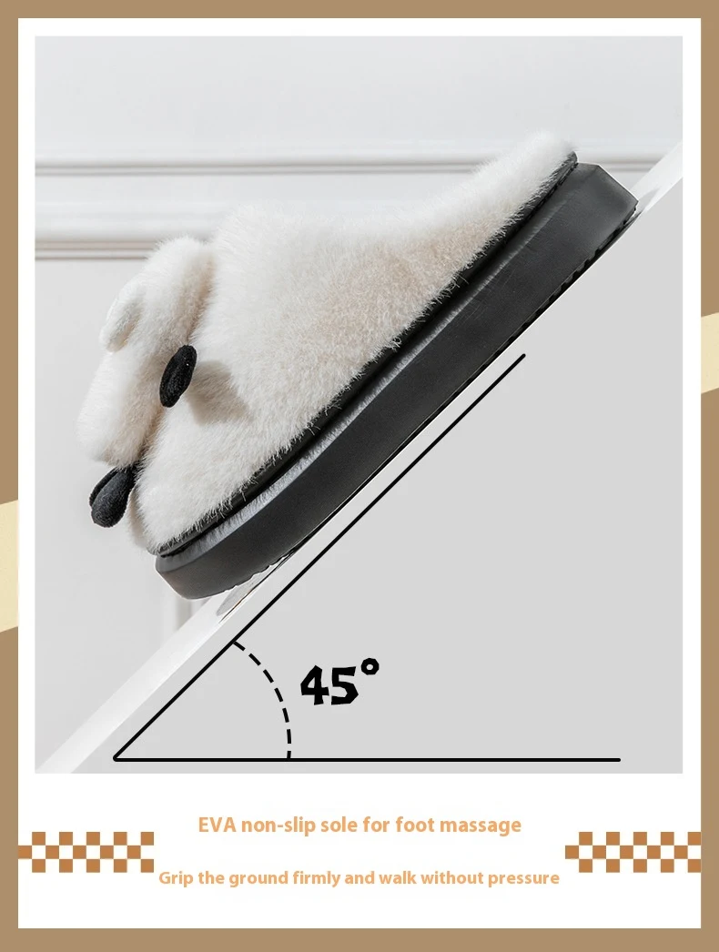 Title 8, Briquette Couple Household Thermal Cotton Slipp...