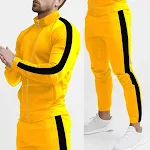 Men's Fashion Personalized Color Matching Hooded Sports Suit, Ultimate Comfort and Style for Sports, Training, and Every — photo 14