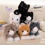 Simulation Cat Lying Style Doll Cute Plush Toy Ragdoll Home Ornaments. Soft and cuddly, perfect for home decor and a del — photo 10