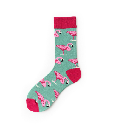 Flamingo Series Cotton Socks Europe And America — photo 3