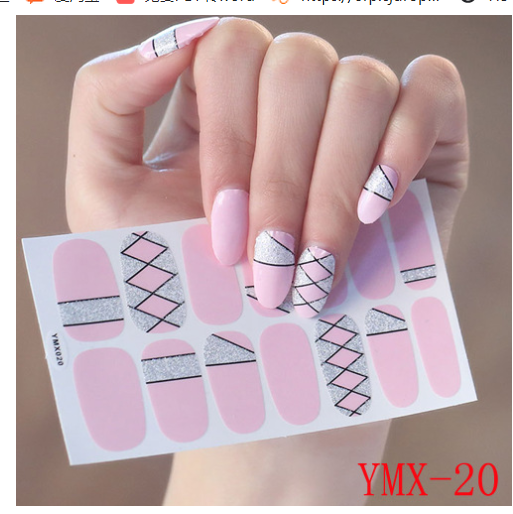 Title 31, Adesivos de unha completos para manicure perfei...