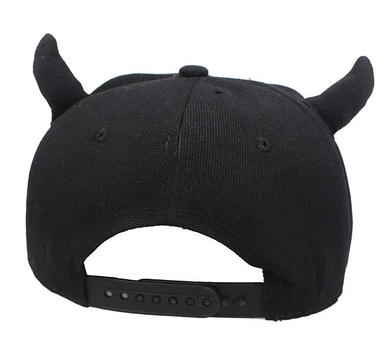 Title 4, Black Horned Baseball Cap for bold style. Perfe...