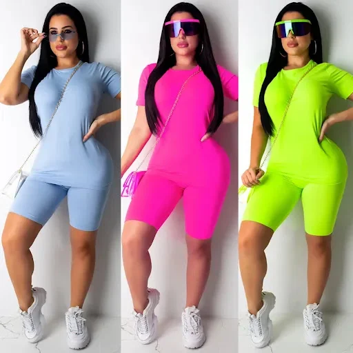 Title 2, Roupas esportivas femininas casuais de cor sólida