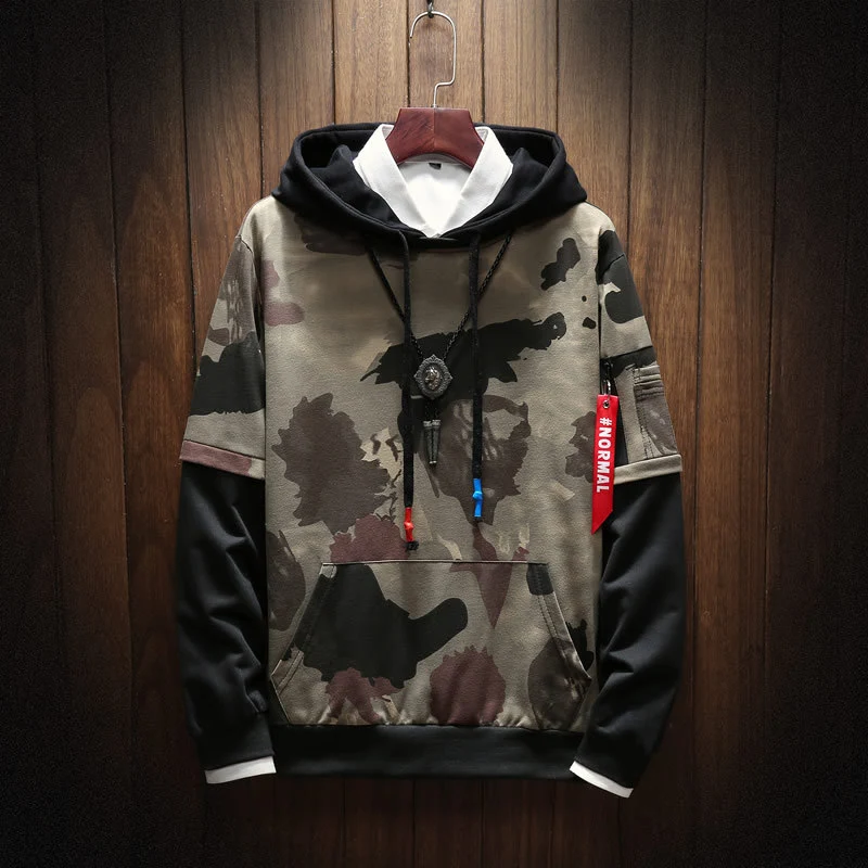 Title 4, Autumn and winter mens Hong Kong style camoufl...