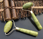 Rolo de Quartzo Rosa Massageador Facial Emagrecedor Ferramenta Lifting Jade Natural Reduz Rugas e Rejuvenesce — foto 18