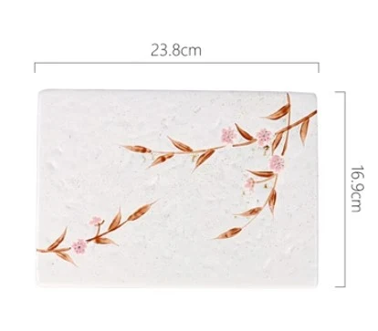Title 7, Ceramic Roast Bird Plate for Sushi, Sashimi, We...