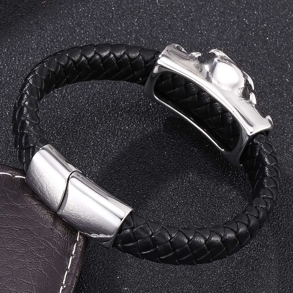 Pulseira Masculina Aço Inoxidável Fecho Magnético Moderna — Bracelete para Homem Elegante e Durável — Acessório Trendy — foto 7