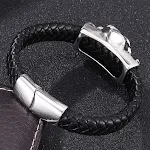 Pulseira Masculina Aço Inoxidável Fecho Magnético Moderna — Bracelete para Homem Elegante e Durável — Acessório Trendy — foto 7
