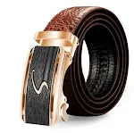 Cinto de couro genuíno masculino fivela automática Elegância e praticidade no dia a dia Ajuste perfeito sem furos Conforto duradouro e design moderno Qualidade superior — foto 11