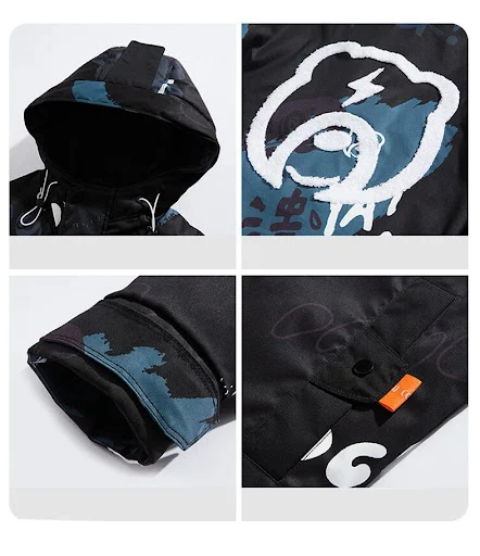 Title 1, Warm Winter Mens Down Hooded Jacket. Stay cozy...