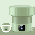 New Folding Washing Machine Dehydrating Small and Portable Perfect for Travel and Small Spaces Easy to Use and Store Clo — photo 3