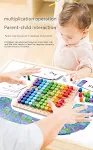 Quadro de Multiplicação 3 em 1 para educação infantil e quebra-cabeça. Aprenda brincando com este jogo educativo. — foto 11