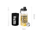 1L Glass Water Bottle with Wide Mouth. Perfect for daily hydration, enjoy pure tasting water, reusable and eco-friendly. — photo 2