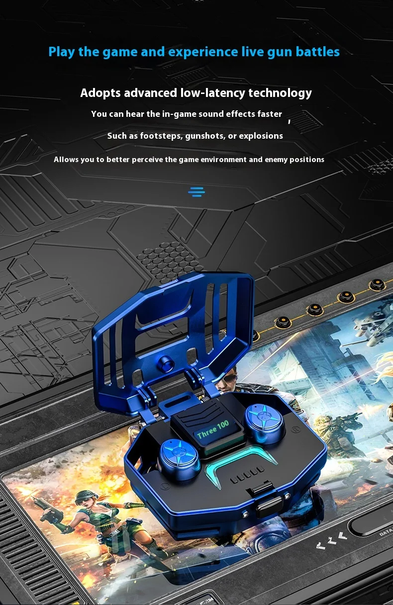 Title 10, DX-03 Mechanical Metal TWS Bluetooth Wireless H...