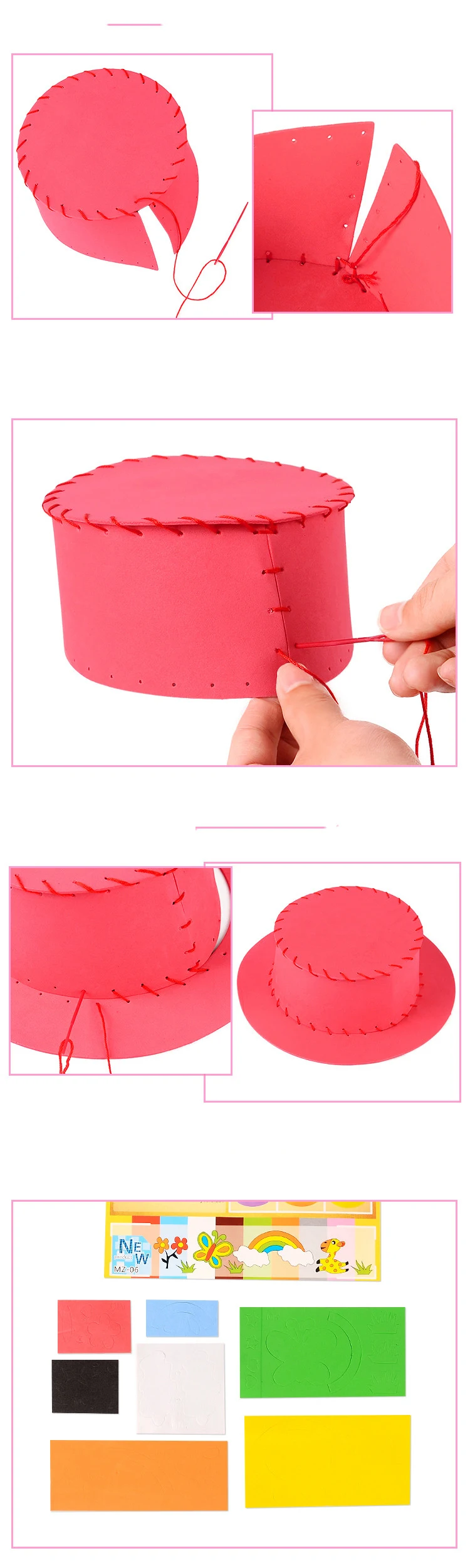 Title 3, Chapéu EVA Feito à Mão por Crianças DIY. Ideal ...