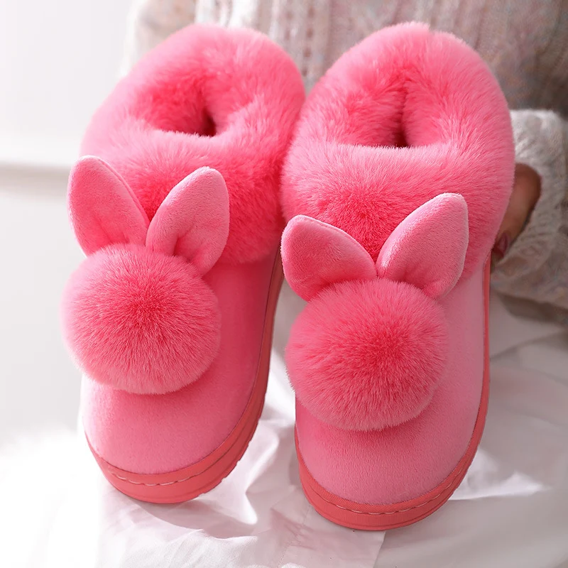 Title 6, Herfst winter katoenen pantoffels voor dames, w...