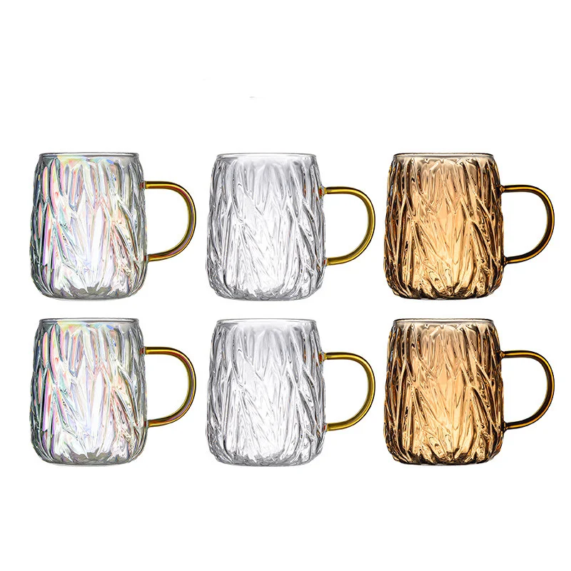 Coffee Glass Hanging Ear Cup Couple Water Cup A Pair Wine Glasses High Tea Cup Set. Enjoy special moments with this eleg — photo 11