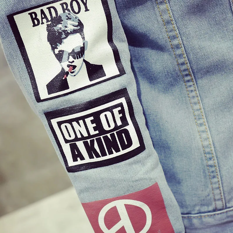Title 5, Jaqueta jeans estampada masculina | Conforto e ...