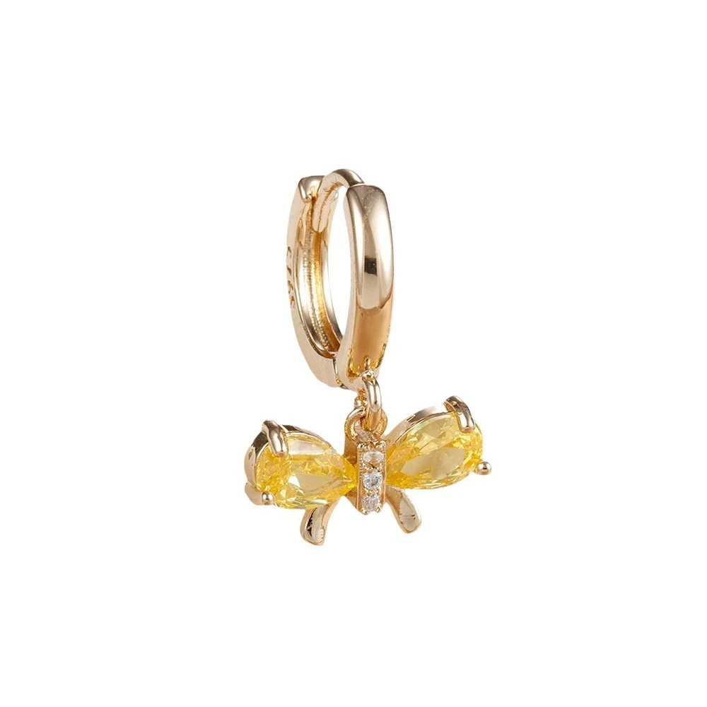 Brincos de laço femininos Design simples e charmoso Acessório perfeito para o dia a dia Leves e confortáveis Ideal para presentear — foto 1