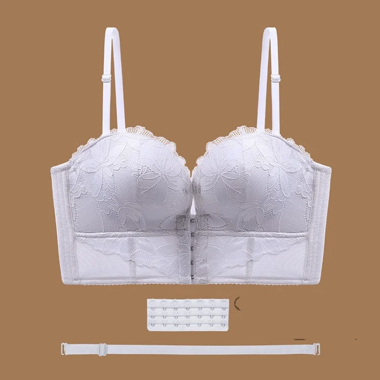 Women's Front and Rear Buckle Strapless Underwear – Provides superior support and a seamless look under dresses and low- — photo 4