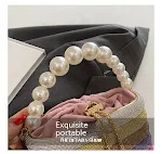 European and American Fashion Pearl Hand Dinner Bag, One-shoulder, Crossbody, Classic Style for Women. A stylish accesso — photo 6