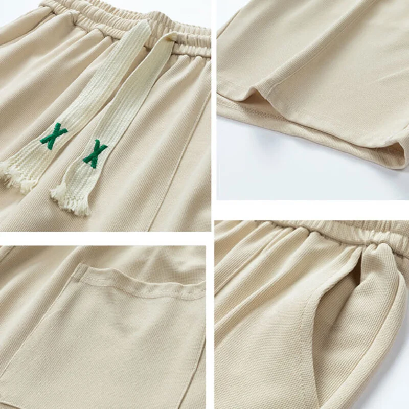 Men's Sports Suit, Short-sleeved Thin Lapels T-shirt and Shorts, perfect for running and leisure, this two-piece set off — photo 8