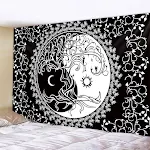 Tapeçaria de parede para decoração e toalha de praia, multifuncional. Decore sua casa, use na praia. Versatilidade e estilo em um só produto. — foto 4