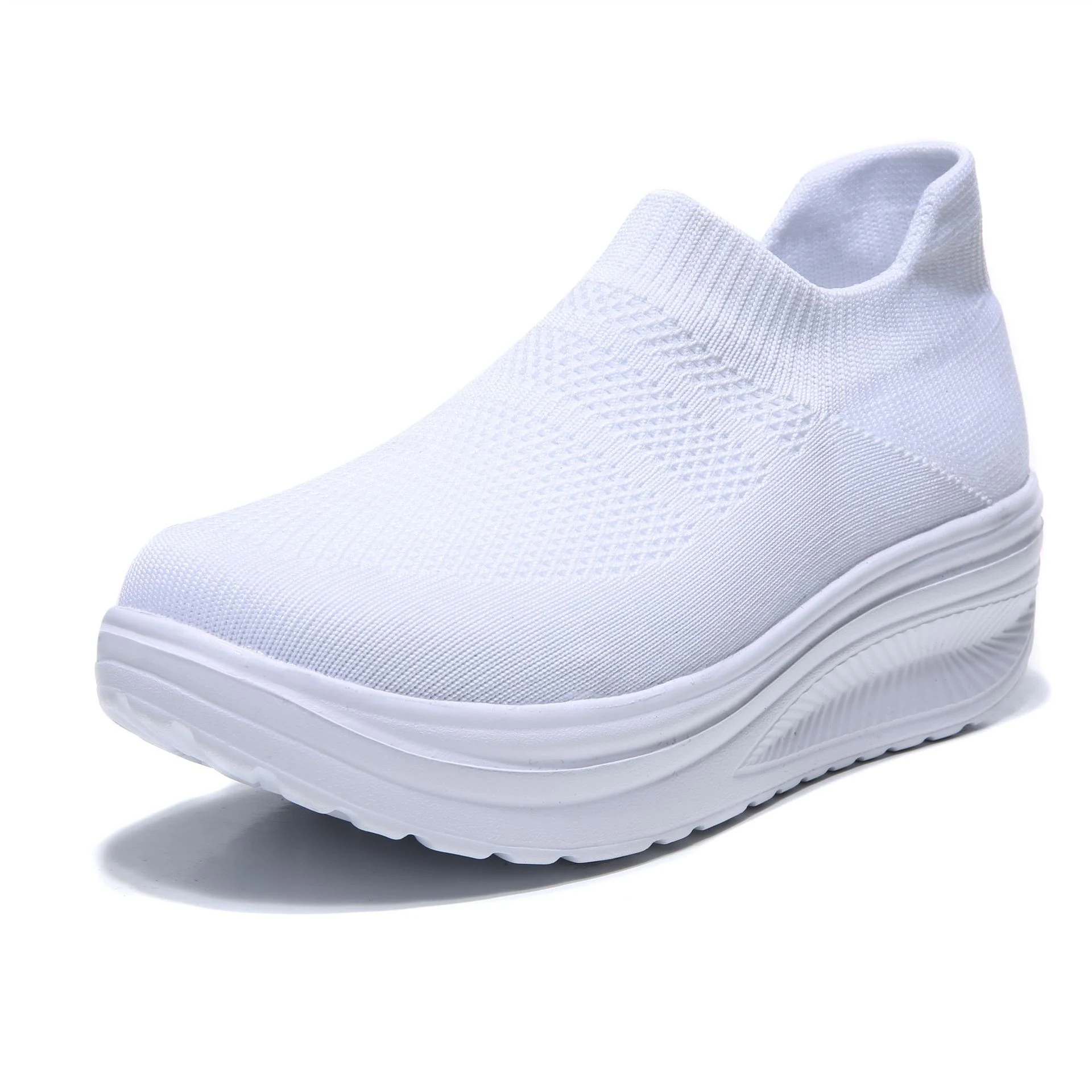Flying Woven Sports Shoes Overfoot Shoes Fashion Casual Shoes White Shoes offer ultimate comfort, style and breathabilit — photo 5