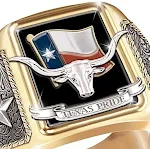 Anel masculino de luxo Chief Bull Head. Design imponente com cabeça de touro. Joia elegante e sofisticada para homens que buscam exclusividade. — foto 3
