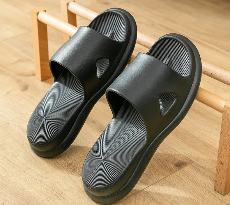 Men's and Women's Household Cool Platform Slippers Comfortable and non-slip, these house slippers offer all-day support — photo 3