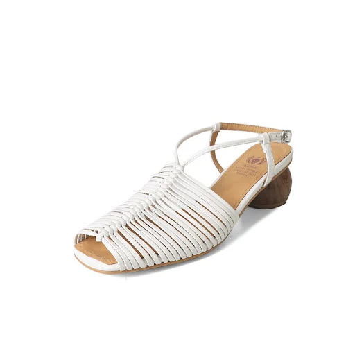 Title 2, Retro Roman Chunky Heel Square Toe Lace-up Sand...