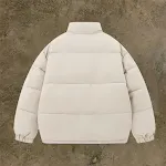 Simple Thick Warm Stand-up Collar Cotton-padded Coat provides superior warmth, comfort, and protection from the cold wea — photo 1